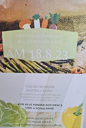 Ernährungsprojekt im Jugendhaus OASE